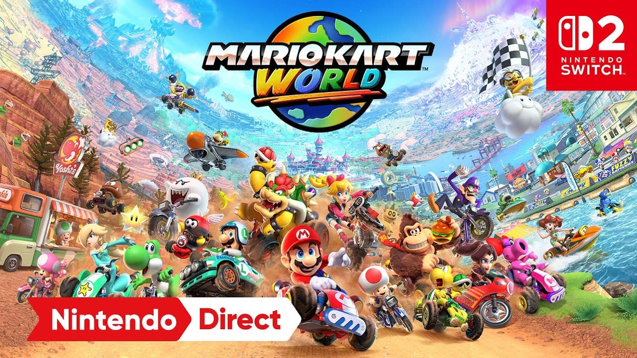 Mario Kart World - Exciting Tracks and Characters